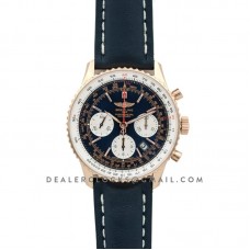 Navitimer 01 Chronograph Blue Dial in Rose Gold Navitimer 01 Chronograph Blue Dial in Rose Gold