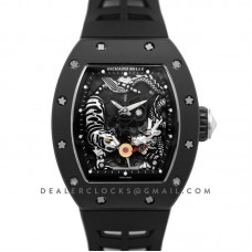 RM 051-01 Tourbillion Tiger and Dragon Black Ceramic