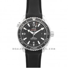 Seamaster Planet Ocean 600m Co-Axial 45.5mm with Silver Markers Black Dial on Black Rubber Strap
