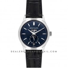Complications 5396G Blue Dial with Crystal Markers in White Gold Complications 5396G Blue Dial with Crystal Markers in White Gold
