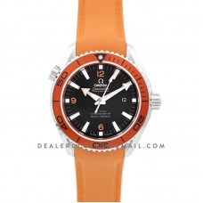Seamaster Planet Ocean 600m Co-Axial 45.5mm Black Dial with Orange Bezel on Orange Rubber Strap