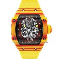 RM 027-03 Tourbillon Rafael Nadal on Yellow Elastic Band RM 027-03 Tourbillon Rafael Nadal on Yellow Elastic Band