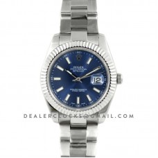 Datejust II 126334 Blue Dial Stick Markers