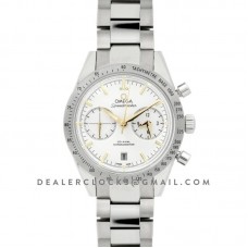 Speedmaster ’57 Co-Axial White/Gold Dial on Steel Bracelet