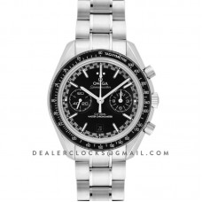 Racing Omega Co-Axial Master Chronometer Black Dial in Steel