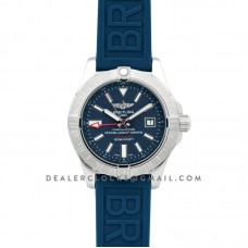 Avenger II GMT Blue Dial in Steel on Rubber Strap Avenger II GMT Blue Dial in Steel on Rubber Strap