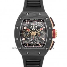 RM 011 Automatic Flyback Chronograph NTPT LOTUS F1 Team Romain Grosjean RM 011 Automatic Flyback Chronograph NTPT LOTUS F1 Team Romain Grosjean