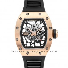 RM 035-02 Black Toro Americas in Rose Gold on Black Rubber Strap RM 035-02 Black Toro Americas in Rose Gold on Black Rubber Strap