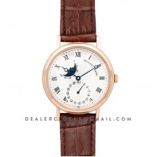 Classique Moonphrase White Dial in Rose Gold Classique Moonphrase White Dial in Rose Gold