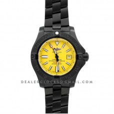 Avenger II Seawolf Blacksteel Yellow Dial in DLC Steel on Bracelet Avenger II Seawolf Blacksteel Yellow Dial in DLC Steel on Bracelet