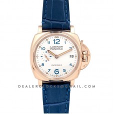 PAM756 Luminor Due 3 Days Automatic Oro Rosso ‘Fu’ White Dial