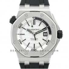 Royal Oak Offshore Diver Steel White Dial