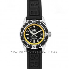 Superocean II 42 Black/Yellow Dial in Steel Superocean II 42 Black/Yellow Dial in Steel