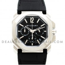 Octo Velocissimo Chronograph Steel Black Dial