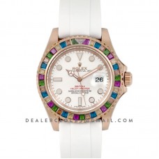 Yacht-Master Baymax Silver Dial with Gem-Set Bezel Yacht-Master Baymax Silver Dial with Gem-Set Bezel