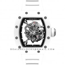 RM 055 White Bubba Watson White Ceramic on White Rubber RM 055 White Bubba Watson White Ceramic on White Rubber