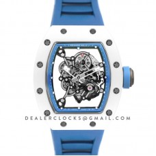 RM 055 White Bubba Watson White Ceramic on Blue Rubber RM 055 White Bubba Watson White Ceramic on Blue Rubber