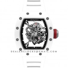 RM 055 White Bubba Watson White Ceramic on White Rubber