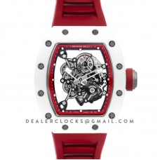 RM 055 White Bubba Watson White Ceramic on Red Rubber