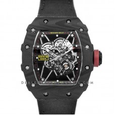 RM 035-01 Rafael Nadal Carbon on Black Nylon Strap RM 035-01 Rafael Nadal Carbon on Black Nylon Strap