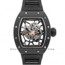 RM 035-02 Black Toro Americas with Black Rubber Strap RM 035-02 Black Toro Americas with Black Rubber Strap