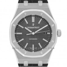 Royal Oak 15400 Steel Grey Dial on Leather Strap