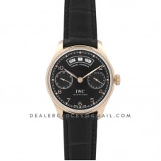 Portugieser Annual Calendar IW5035 Black Dial in Rose Gold Portugieser Annual Calendar IW5035 Black Dial in Rose Gold