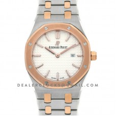 Lady Royal Oak 67650SR Steel/Rose Gold White Dial