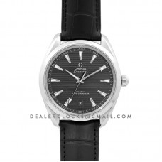 Seamaster Aqua Terra 150m 2017 41mm Master Chronometer Black Dial on Leather Strap Seamaster Aqua Terra 150m 2017 41mm Master Chronometer Black Dial on Leather Strap
