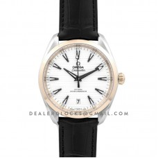 Seamaster Aqua Terra 150m 2017 41mm Master Chronometer White Dial with Rose Gold Bezel Seamaster Aqua Terra 150m 2017 41mm Master Chronometer White Dial with Rose Gold Bezel