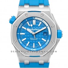 Royal Oak Offshore Diver Steel Turquoise Blue Dial 15710ST
