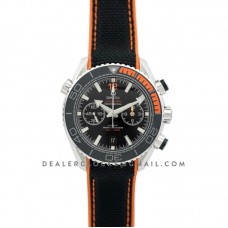 Seamaster Planet Ocean 600M Master Chronometer Chronograph Black Dial on Nylon Strap