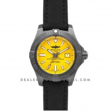 Avenger II Seawolf Blacksteel Yellow Dial in DLC Steel on Nylon Strap Avenger II Seawolf Blacksteel Yellow Dial in DLC Steel on Nylon Strap