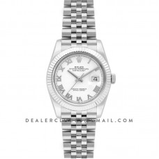 Datejust 36 116234 White Dial with Roman Numeral Markers Datejust 36 116234 White Dial with Roman Numeral Markers