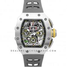 RM 011-03 Automatic Flyback Chronograph in Titanium on Grey Rubber RM 011-03 Automatic Flyback Chronograph in Titanium on Grey Rubber