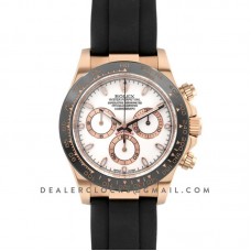Daytona 116515LN Pink/White Dial in Everose Gold