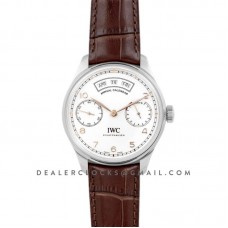 Portugieser Annual Calendar IW5035 White Dial in Steel Portugieser Annual Calendar IW5035 White Dial in Steel