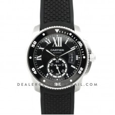 Calibre de Cartier Diver Black Dial in Steel Calibre de Cartier Diver Black Dial in Steel