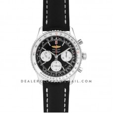 Navitimer 01 Chronograph Black Dial in Steel Navitimer 01 Chronograph Black Dial in Steel