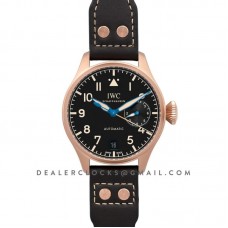 Big Pilot’s Watch Heritage IW501005 Black Dial in Bronze
