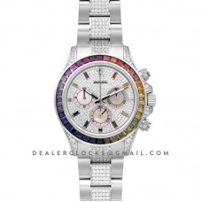 Daytona 116599RBOW in White Gold Daytona 116599RBOW in White Gold