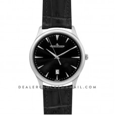 Master Ultra Thin Date Black Dial in Steel