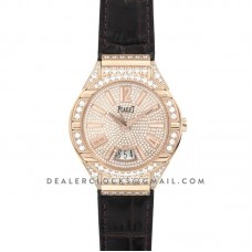 Polo Watch Rose Gold Paved Diamonds Polo Watch Rose Gold Paved Diamonds