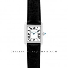 Tank Solo Watch 25mm on Black Leather Strap Tank Solo Watch 25mm on Black Leather Strap