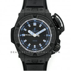 King Power Oceanographic 4000m Diver Carbon All Black Blue