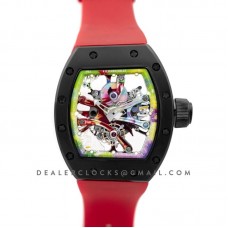 RM 068-01 Tourbillon Cyril Kongo on Red Rubber Strap
