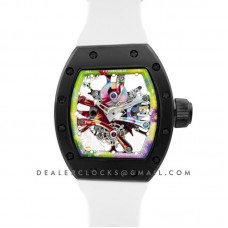 RM 068-01 Tourbillon Cyril Kongo on White Rubber Strap RM 068-01 Tourbillon Cyril Kongo on White Rubber Strap