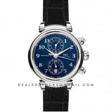 Da Vinci Chronograph Edition “Sport For Good Foundation” IW393402 Blue Dial in Steel Da Vinci Chronograph Edition “Sport For Good Foundation” IW393402 Blue Dial in Steel