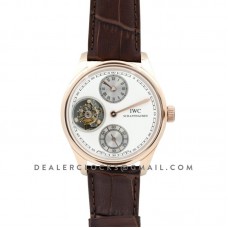 Portuguese Regulator Tourbillon IW5446 White Dial in Rose Gold Portuguese Regulator Tourbillon IW5446 White Dial in Rose Gold