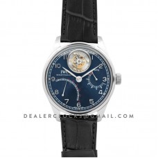 Portugese Tourbillon Mystere Retrograde IW504603 in White Gold
